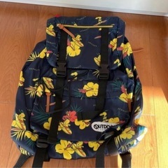 新品スヌーピー ハイビスカス フラップリュックの画像
