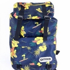 新品スヌーピー ハイビスカス フラップリュック
