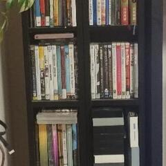 IKEA DVDラック 2台セット 縦長約202 x 21 x ...