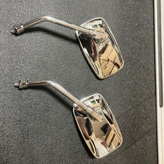 オートバイ　ミラー　シルバー　未使用