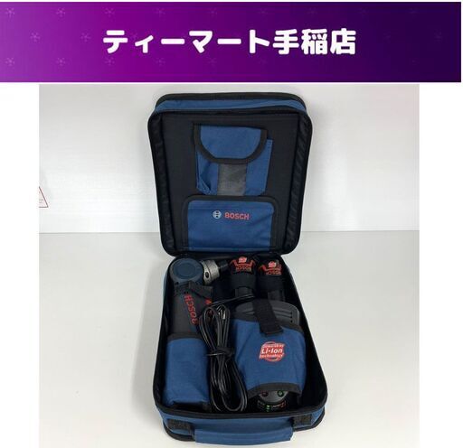 BOSCH バッテリー木工アングルドライバードリル GWI10.8V-Li バッテリ×２個 充電器 ケース 電動工具 ボッシュ 札幌市手稲区