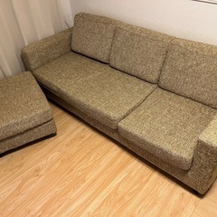 カウチソファ（3人掛け）の画像