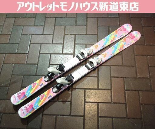 ② KAZAMA 116cm ジュニアスキー ピンク SPAX J ROCKER チロリア