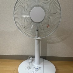 扇風機 リビング 押しボタンスイッチ 風量調節3段階