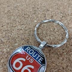 ■■R66 クラシック USA ルート66 キーホルダー6の画像