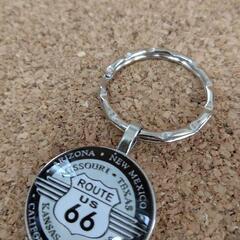 ■■R66 クラシック USA ルート66 キーホルダー5