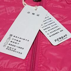 PENGAO XL ピンク ダウンジャケット ジャンパー フード ジッパーの画像