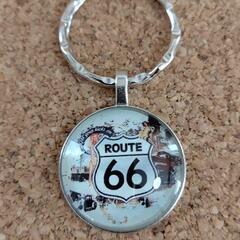 ■■R66 クラシック USA ルート66 キーホルダー2の画像