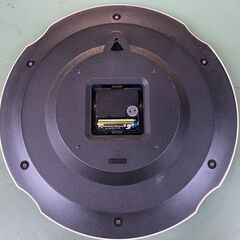 ★動作〇★ 壁掛け時計 Maruman 全長約31cm 連続秒針 クオーツ 単三電池 マルマンの画像