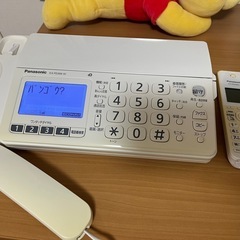 Panasonic パーソナルFAX 電話機　KX-PD304W...