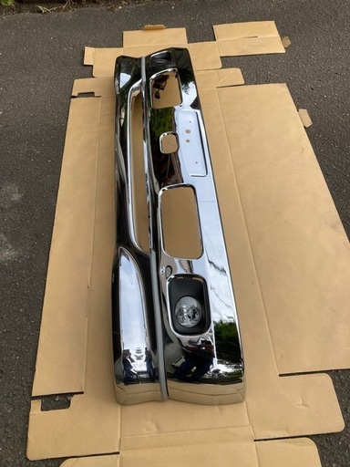 ダイナ、トヨエース 、デュトロ  標準幅用　ジャンクバンパー　フォグ付き