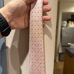 KIMIJIMA COLLECTION ピンク ドット柄 ネクタイの画像