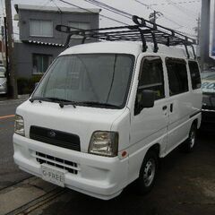 平成１５年式　スバル　サンバーバン　トランスポーター　５速ＭＴ　...