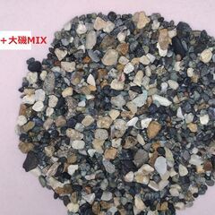 大磯砂、川玉砂利（天竜川で採取）セットの画像