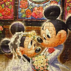 中古美品　ディズニー　ミッキーマウス　ジクソーパズル 　結婚の画像