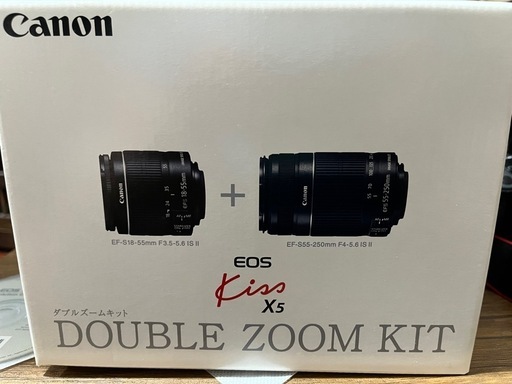 Canon EOS kiss X5 ダブルズームキット