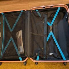 スーツケース　水色の画像