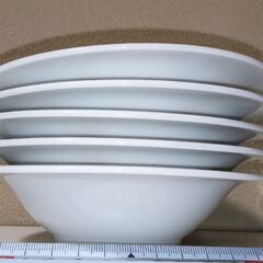 【セール中】中皿5枚セット サラダ用など 白山陶器（波佐見焼）の画像