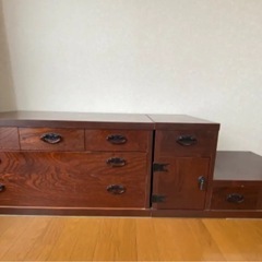 和ダンス 収納家具 2個セット
