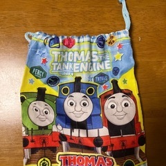 トーマス柄　巾着袋