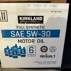 カークランドシグネチャー エンジンオイル 5W30 946ml x 6本 新品 カークランドシグネーチャー エンジンオイル 5W30新品