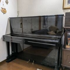 【決まりました】YAMAHA アップライトピアノ（黒）U2B 1...