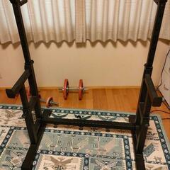 ベンチプレスセット ダンベル フィットネス 筋トレの画像