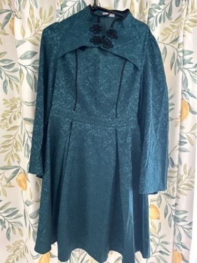 axes famme POETIQUE チャイナスリット袖ワンピース
