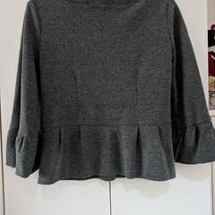 グレーのジャケット♡カーディガンの画像