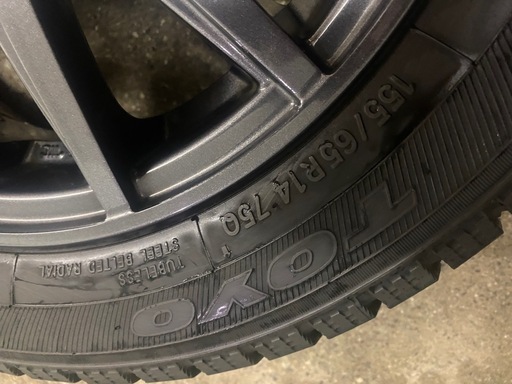 (商談中)スタッドレス　タイヤホイール14インチ 　
