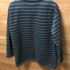 [新品未使用]裏ボア 極暖ボーダーチュニック ＬＬサイズの画像