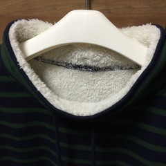 [新品未使用]裏ボア 極暖ボーダーチュニック ＬＬサイズの画像