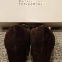 【新品未使用】黒パンプス（MACKINTOSH PHILOSOPHY）の画像