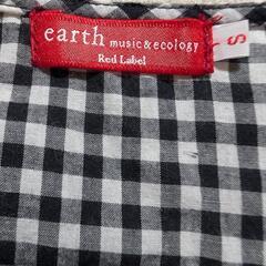 earth　music＆ecology　半袖ワンピース　S      A031の画像