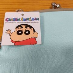 クレヨンしんちゃん サガラ刺繍がまぐちポーチの画像