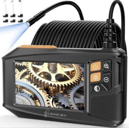 ファイバースコープ 工業用内視鏡カメラ 4.3インチ1920P HDスクリーン