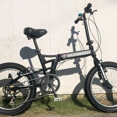 HUMER 20インチ折り畳み ファットバイク  外装6段変速の画像