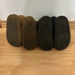 ムートンブーツ　14センチ　2足セットの画像