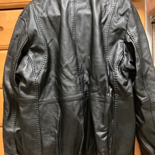 ほぼ新品❣️極美品 メンズビギ  レザージャケット ブラックLLサイズ シングル