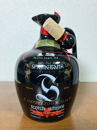 スプリングバンク 12年 キャンベルタウンモルト SPRING BANK \n750ml 未開栓 替え栓付