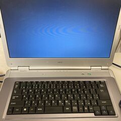 【ジャンク品】ノートパソコン　NEC VersaPro VY25AA-9の画像