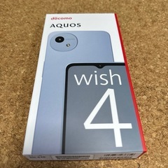 新品・未使用！ドコモSIMフリースマホ『AQUOS wish4 SH-52E』の画像