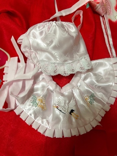 正絹  女の子 お宮参り用 祝い着