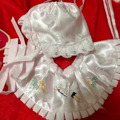 正絹  女の子 お宮参り用 祝い着の画像
