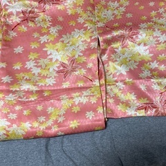 着物　新品未使用　もみじ柄　