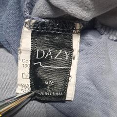 DAZY デイジー S ポロシャツ シャツ message  レディース グレーの画像