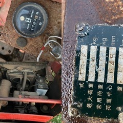 TOYOTA JOBSUN SDK4 アワメータ1783時間ショベルローダー トヨタ ジョブサン ディーゼルエンジン 中古 簡単動作確認済み 引き取り限定の画像