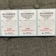 東急株主優待券　5枚の画像
