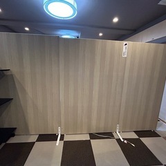 【取引中】パーテーション　木目調　1〜3台