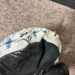 2000円→1000円デニムレザーグローブ スノーボード用の画像